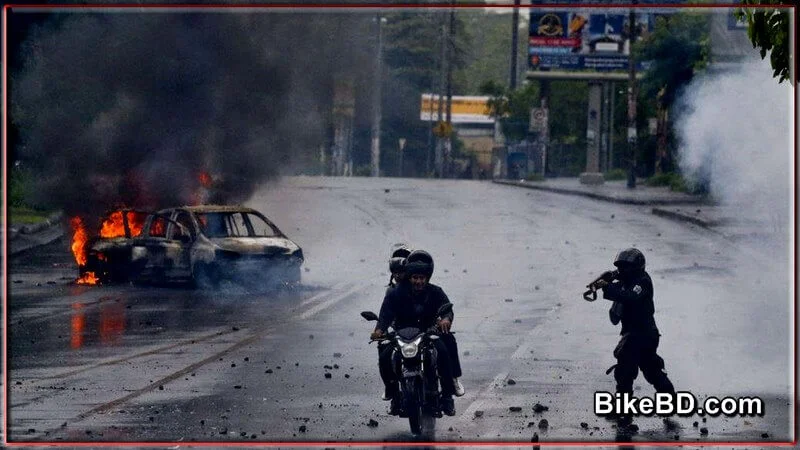 motorcycle-ride-on-highway-under-sciopolitical-unrest